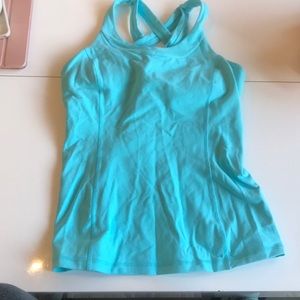 Lululemon tank top with built in bra